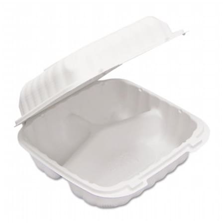 Pactiv Pactiv PCTYCN80803 Earthchoice Smartlock Takeout Clamshell Food Containers YCN80803